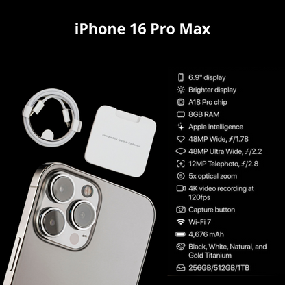 iPHONE 16 PRO MAX 256GB